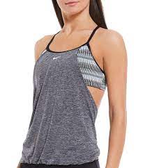 Nike Texture Stripe Layered Tankini Swim Top Dillard S In 2020 Swim Tankini Tankini Swim Tops Nike Tankini