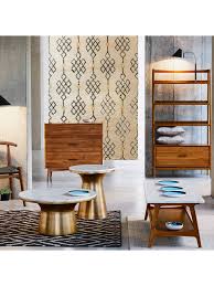 We kept the drawers open for them to air out. West Elm Reeve Mid Century Rectangular Coffee Table At John Lewis Partners