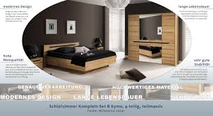 Angesagte alternativen zum klassischen schlafzimmerbett sind moderne schlafsofas, sogenannte funktionsbetten, genauso wie boxspringbetten, auch kontinentalbetten genannt. Schlafzimmer Komplett Set B Kyme 4 Teilig Teilmassiv Farbe Wildeiche Natur