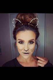 Cat Face Makeup For Halloween Maquiagem Gatinho Fantasias Carnaval Maquiagem Carnaval