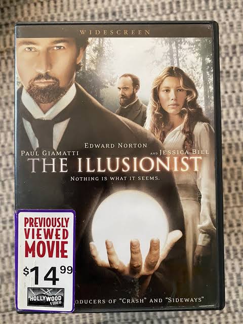 The Illusionist DVD MOVIE Paul Giamatti Edward Norton Jessica Biel Rufus  SeweLL