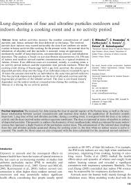 Working dough with the heel of . Lung Deposition Of Fine And Ultrafine Particles Outdoors And Indoors During A Cooking Event And A No Activity Period Mitsakou 2007 Indoor Air Wiley Online Library