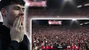 BRITS React to Oklahoma UPSETS #7 Alabama and fans storm the field twice