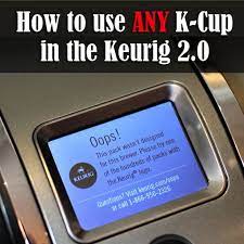 Unlucky are those whose machine breaks down just after crossing the warranty period. How To Get Any K Cup To Work In The Keurig2 0 Keurig Keurig Recipes Keurig Hacks
