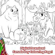Ocean animals coloring pages this ocean animal coloring book includes 11 pages: Animal Coloring Page For Kids Canada Printable Coloring Page Etsy Printable Coloring Pages Animal Coloring Pages Space Coloring Pages
