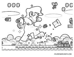 Bowser jr., super mario bros. Super Mario Bros Coloring Pages Free Large Images Coloring Home