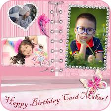 Happy 1st birthday party idea. Happy Birthday Card Maker With Photo Amazon De Apps Fur Android