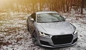 2015 Audi Tt Is The Perfect Snow Angel Carscoops Audi Tt Cool Sports Cars Audi