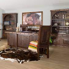 Grand Hacienda Executive Desk Rustic Home Offices Western Office Decor Western Office Decor Ideas