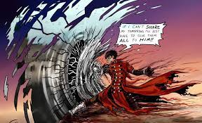 Download Vash the Stampede unleashes a barrage of bullets | Wallpapers.com