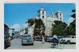Postal Del Parque Central De Tegucigalpa En La Decada De 1950 Tegucigalpa Honduras Honduran
