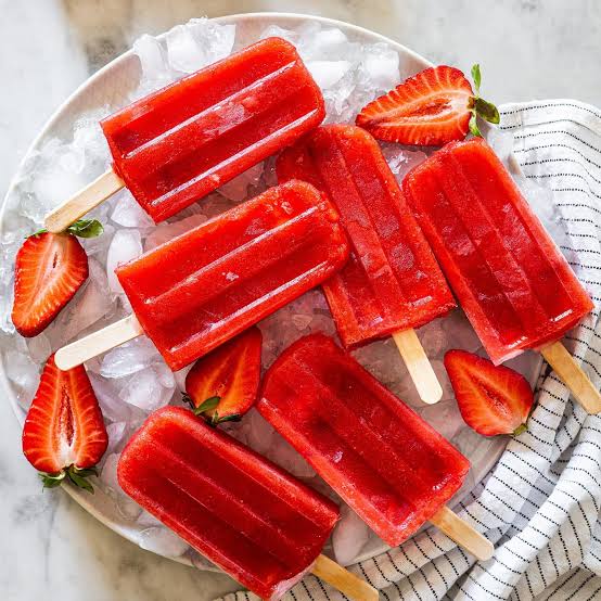 Strawberry Popsicle