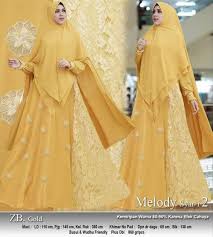 5 model hijab yang cocok dipadukan dengan gamis. 46 Model Baju Brokat Warna Gold Paling Bagus Modelbaju Id