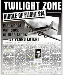Hello What Is The True Mystery Behind The Flight 914 That Was Landed In 1955 On Lands After 37 Brainly In