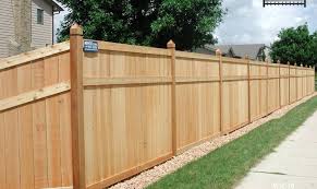 Interior 6′ dog eared that home owner stained. King Style Wood Privacy Fences Midwest Fence