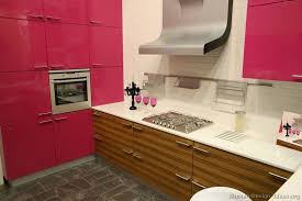 White kitchens have their place, but kitchen cabinets provide an enormous—ad relatively affordable!—place to add color and personality to your home.you don't even need to tear everything out and start all over again! 24 Cute Pink Kitchen Design Ideas Pink Kitchen Modern Kitchen Design Kitchen Design Gallery