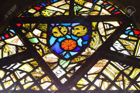 How many pieces of religious stained glass are there? Stained Glass Window Background Church Stock Photo Picture And Royalty Free Image Image 21697327