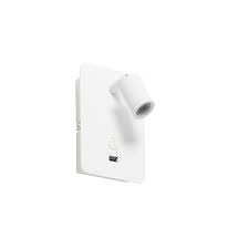 Liseuse tete de lit sur cdiscount ! Spot Liseuse Tete De Lit Et Chevet Blanc Mate Avec Usb 1a