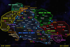 Maps Of The Alpha And Beta Quadrants Startrek