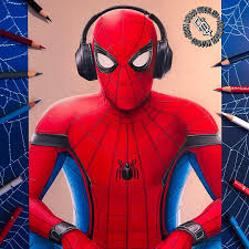9 435 Likes 136 Comments Adam Bettley Adbettley On Instagram Spider Man Finished Tom Holland S Spi Spiderman Spiderman Homecoming Drawing Superheroes