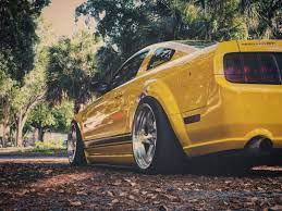 Another Yellow Beauty It S Dropped Regram Via Slamd Yellow 3v Mustang Ford Trucks New Ford F150