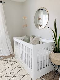 Decorating the baby's room has become an art. Cozy Neutral Nursery Reveal Sources In Blog Post Earthy Tones Modern Nursery Furnitu White Nursery Furniture Baby Room Themes Modern Nursery Furniture