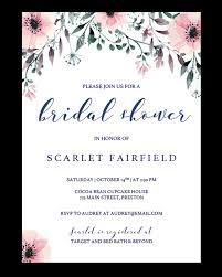 Fortunately, to make the entire phase of this event more manageable for the host, canva provides a number of bridal shower invitation templates that any. Floral Bridal Shower Invitation Template Download Spg1