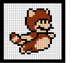 Der Himmel Ist Grau January 2012 Kawaii Cross Stitch Mario Crochet Perler Bead Mario