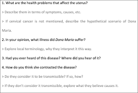 The most common warning sign of cervical cancer is unusual vaginal bleeding or discharge. Lay Knowledge Of Cervical Cancer In Manhica District Mozambique A Qualitative Study Reproductive Health Full Text