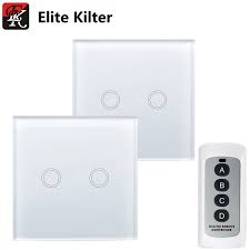 Satu 27.80 3 13a, 1 gang l/d lampu penunjuk. Elite Kilter Eu Uk Standard 2 Gang 2 Ways Touch Switch Single Firewire With Big Controller Way Switch Touch Switch 2 Gangtouch Gang Switch Aliexpress