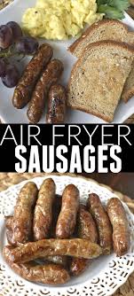 How do you cook frozen pork sausage links? Did You Know You Can Cook Breakfast Sausages In An Airfryer We Got This Amazing Niman Ranch P Sausage Breakfast Breakfast Sausage Links Pork Breakfast Sausage