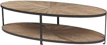 By international concepts (8) $ 141 74 /piece. Renton Industrial Reclaimed Elm Oval Coffee Table Cfs Furniture Uk