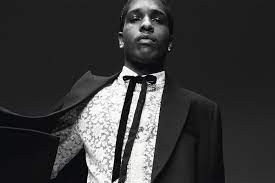 A$ap rocky was peak menswear at raf simons' calvin klein show. N Eefbf738t8im