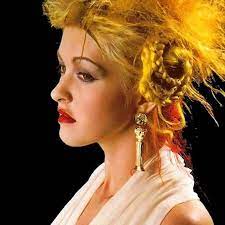 True Colors Tour Program 1986 1987 Cyndi Lauper 80s Fashion Icons Shaved Bob