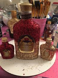 Vodka Box Design Come Across Hand Crafted Vintage As Well As One Associated With A Level Me Decorated Liquor Bottles Bedazzled Liquor Bottles Bottle Crafts