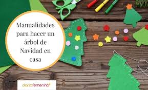 10 Manualidades Faciles De Arbol De Navidad