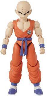The set includes four left and five right optional hands, two optional expression parts, a kamehameha effect, a. Dragon Ball Z Dragon Stars Series 14 Krillin Action Figure Bandai America Toywiz