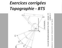 Exercices Corrigees En Topographie Niveau Bts Topographie Cours De Topographie Lecture De Plan