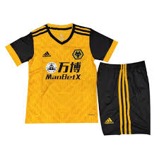 Wolverhampton is a professional team from england which competes in the english premier league and other tournaments. 20 21 Wolverhampton Wanderers Home Yellow Black Children S Jerseys Kit Shirt And Short Wolverhampton Wanderers Jersey Shirt Sale Gogogoshop