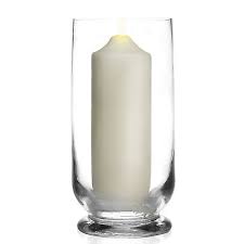 Lagoon blue glass votive candle holder. Tall Glass Storm Lantern Candle Holder Large Clear Hurricane Ornament M W Ebay