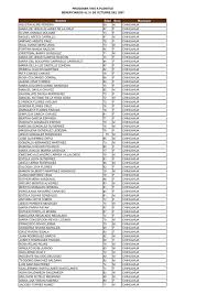 Nombre Edad Sexo Municipio AGUSTIN ALIRE PEREIRA 85 M ...