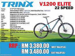 Whether you want the cash or. Trinx Mtb Malaysia 27 5 Trinx Italy 24s Alloy Oil Brake End 6 1 2018 5 15 Pm 6 848 Likes 259 Talking About This 6 Were Here