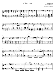 Contains printable sheet music plus an interactive, downloadable digital sheet music file. All Of Me Piano Sheet Music Free Music Sheet Collection