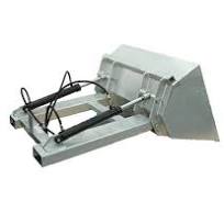 Slip on Forklift Hydraulic Dirt Bucket with single cylinder ...
