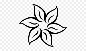 Best 25 easy to draw flowers ideas on pinterest. Flower Silhouette Png Image Easy To Draw Flowers Free Transparent Png Clipart Images Download