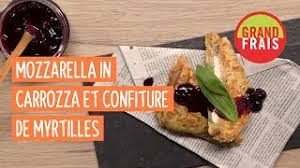 Recette Mozzarella In Carrozza Et Confiture De Myrtilles Grand Frais