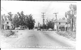 Looking North On Sierra Way At Valley Blvd Fontana California Fontana California California History San Bernardino County