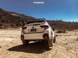 Does the crosstrek deliver on these core subaru values as well as it does at mpg efficiency and smooth cruising? 2018 Subaru Crosstrek Premium With 15x7 Vtx Offroad Rally 5 And Bfgoodrich 235x75 On Lifted Suspension 540375 Fitment Industries