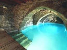 Unique Indoor Swimming Pool In A Tunnel Underneath Or Next To The House One Of Our Most Pinned Images Dream Pools Indoor Swimming Pools Indoor Swimming