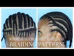 Hair Tutorial How To Install Knotless Curly Crochet Braids With No Leave Out Youtube Hair Braid Patterns Crochet Braid Pattern Hair Patterns